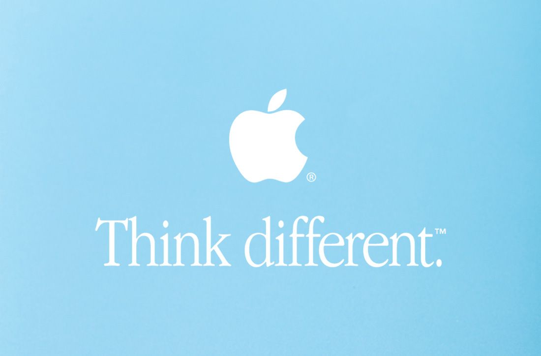Apple - Think different.
